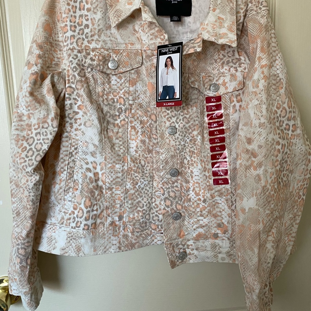 Brand new with tag NINE WEST SARA DENIM JACKET #SIZE XL - Picture 3 of 6